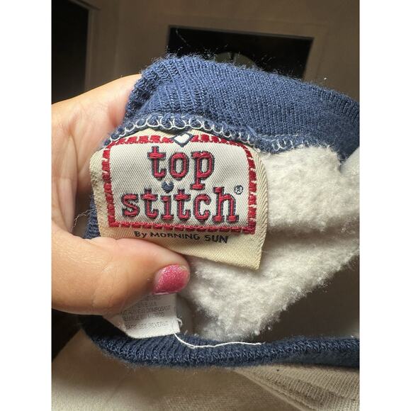 Vintage Made In USA Top Stitch By Friends Angels Crewneck Sweatshirt Size Large - Picture 7 of 8